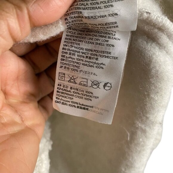 H&M Women's Casual Teddy Sherpa Shacket - Picture 7 of 8